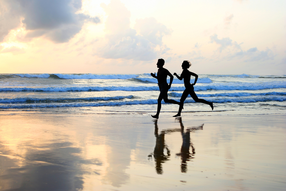 beach running ibiza