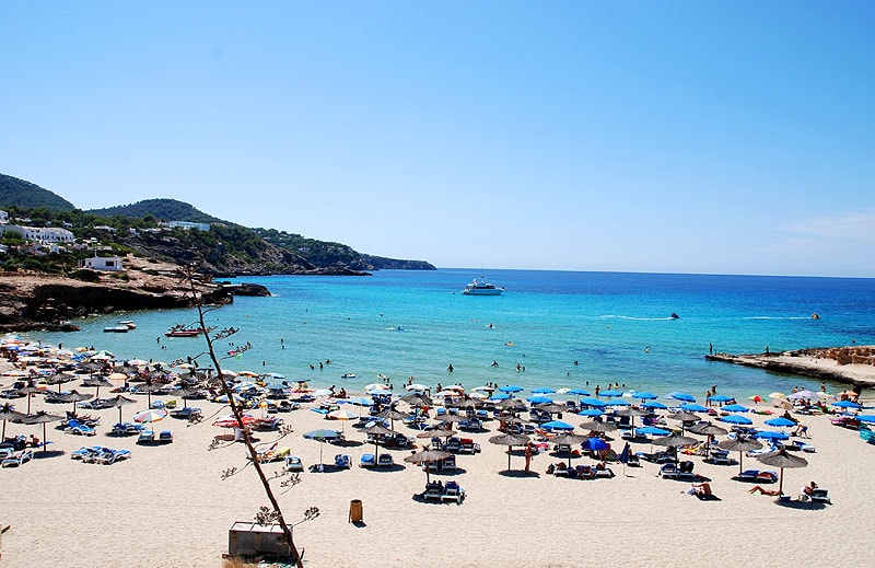 Cala Tarida beach