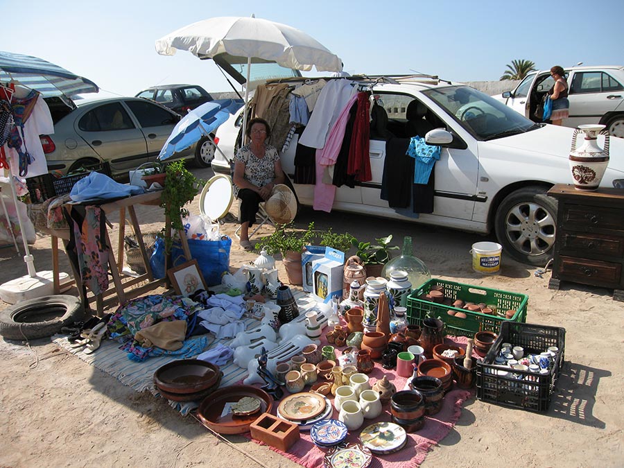 traditional market in spain, ibiza