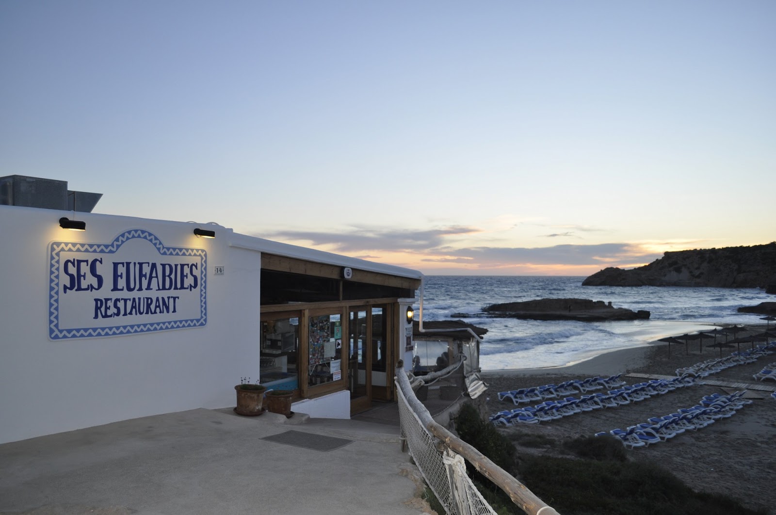 restaurant with sea views in ibiza