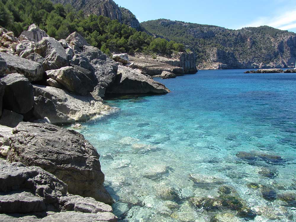 Cala Aubarca Ibiza by boat