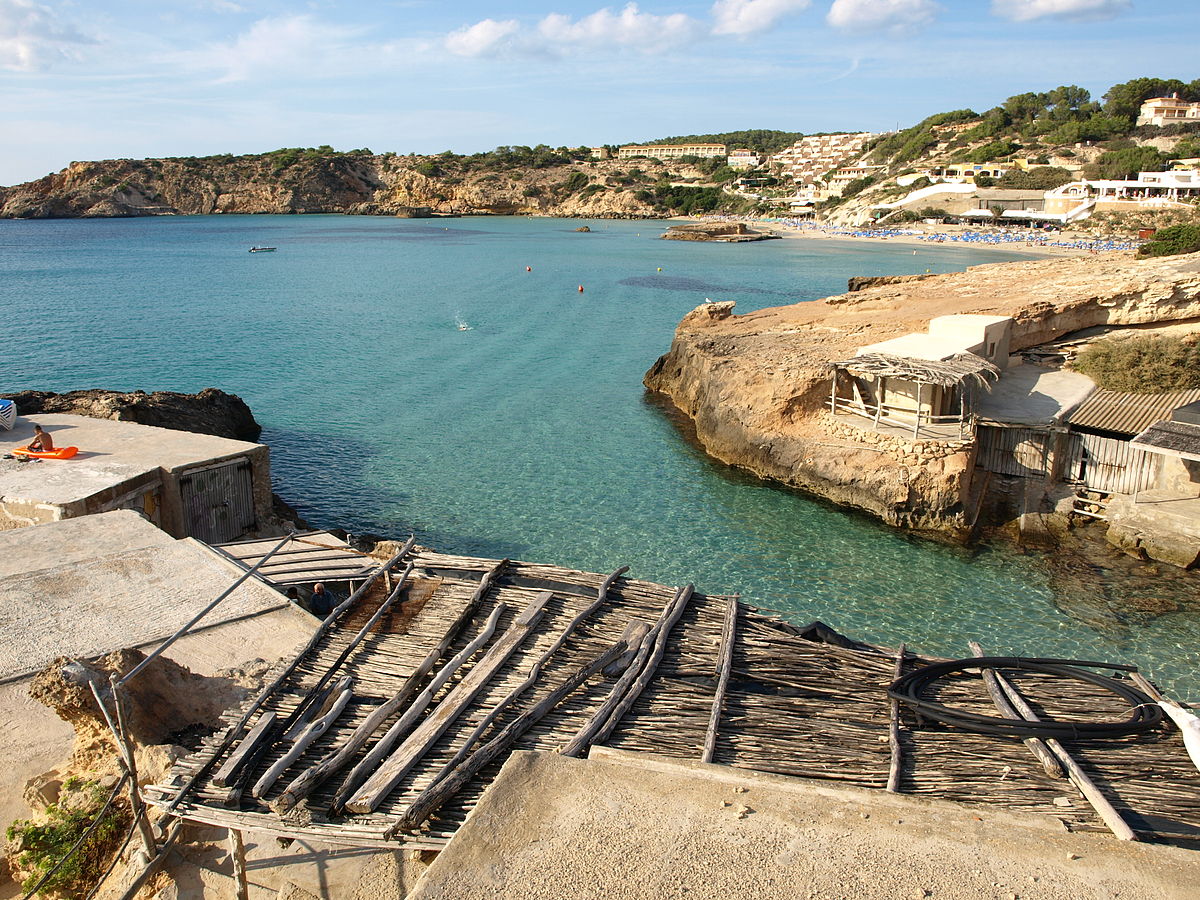 Cala Tarida Ibiza by boat