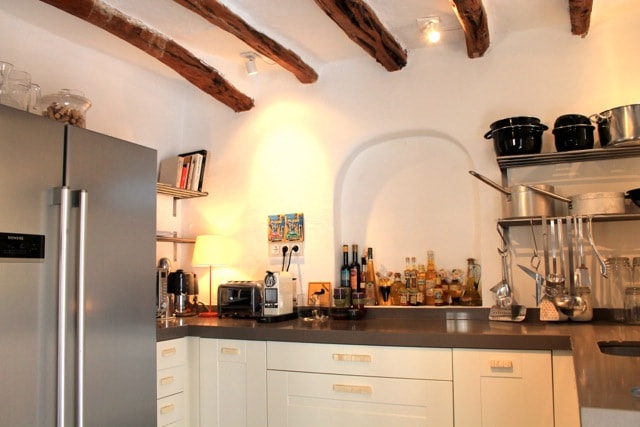 Kitchen luxury villa Ibiza