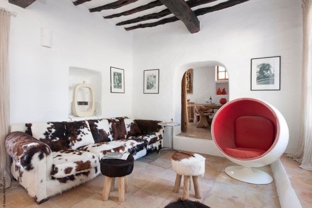 Luxury living room in Ibiza