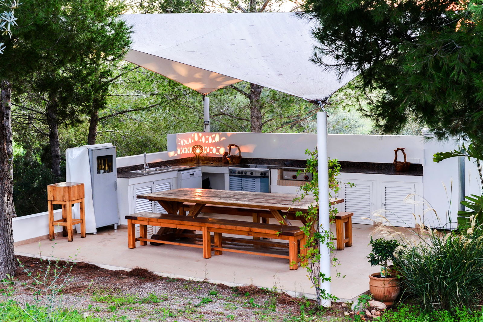 Outside area with nature Ibiza