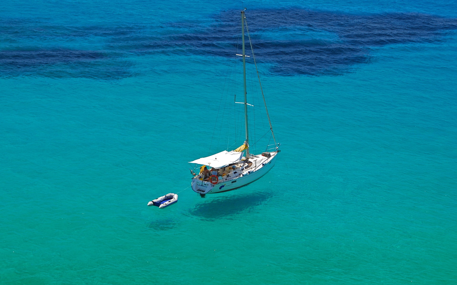 Charter boat in Ibiza