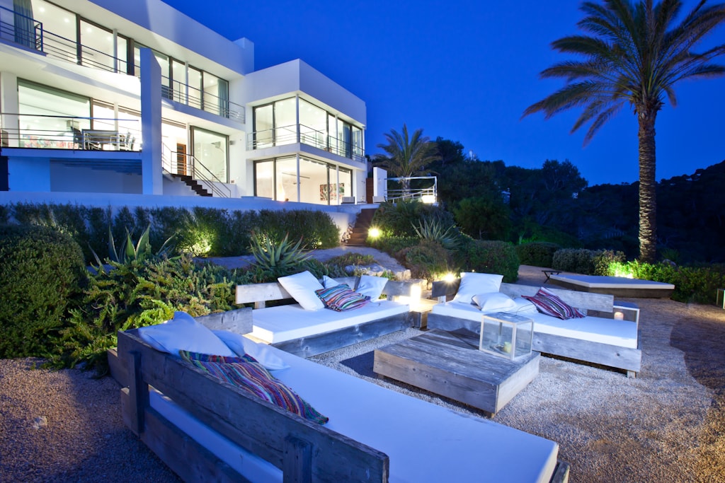 Chill out area luxury villas