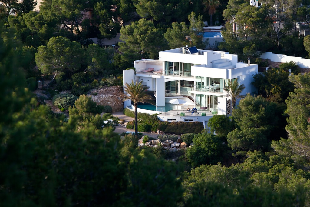 General view luxury villa