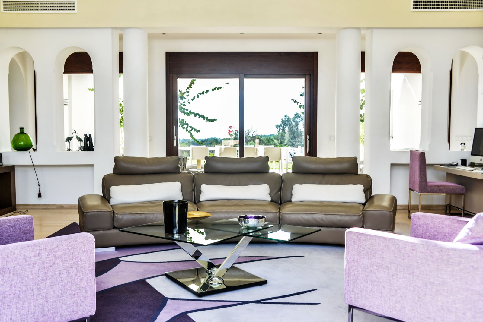 Living room-design decoration-luxury villa Ibiza