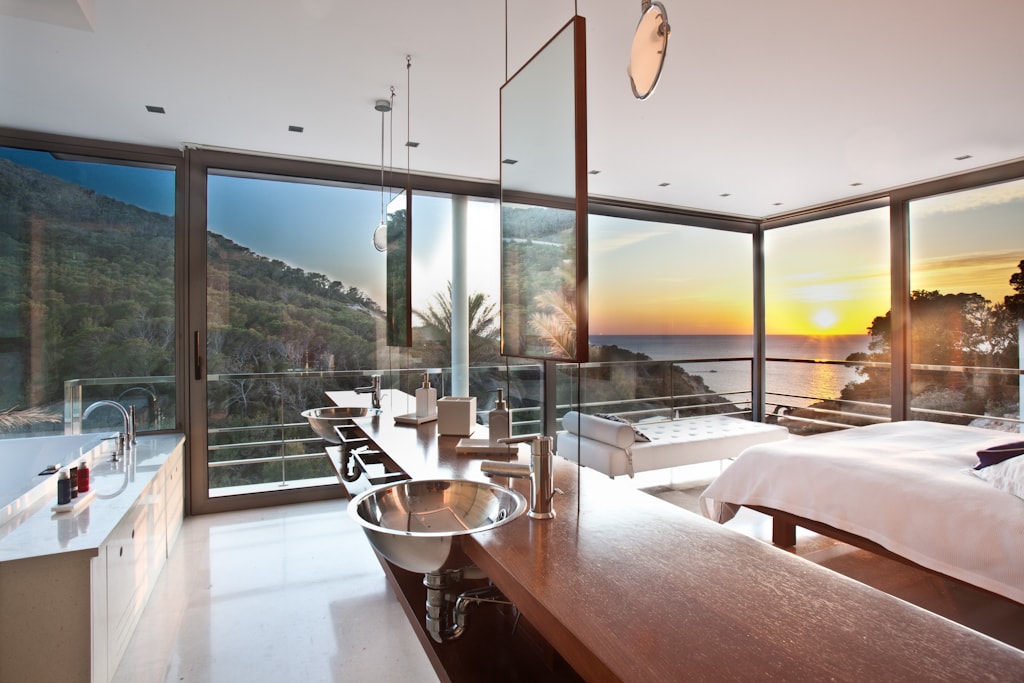 Bathroom master suite luxury villa