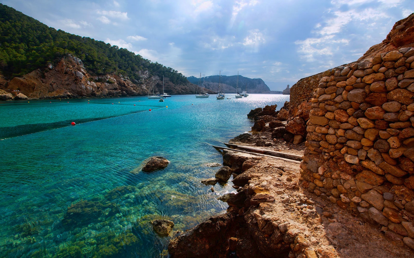 photo benirra beach in ibiza