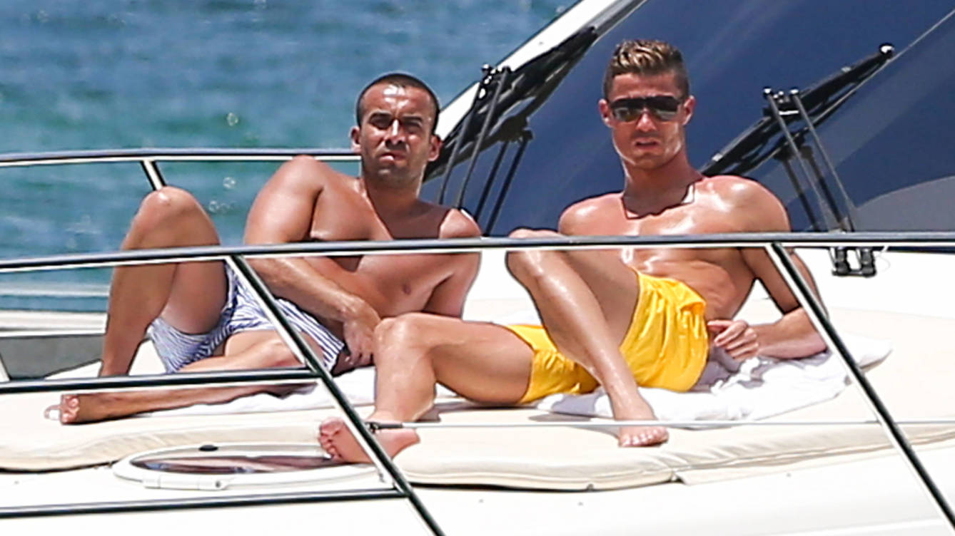 Cristiano Ronaldo summer holiday in ibiza