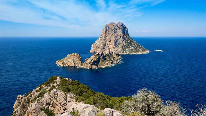 Islotes de Poniente natural reserve in ibiza Islotes de Poniente natural reserve in ibiza