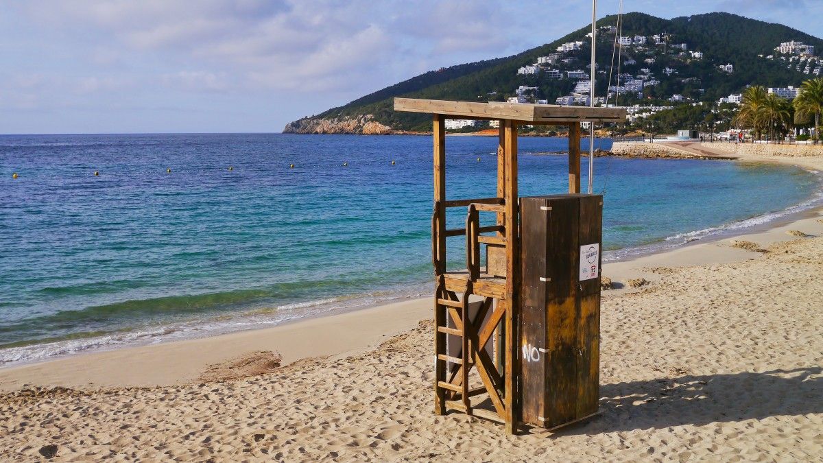 Santa Eulalia beach Ibiza