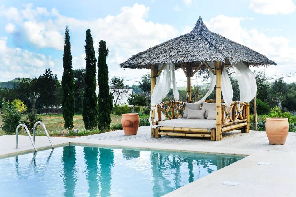 Villa Bassa beach in Ibiza