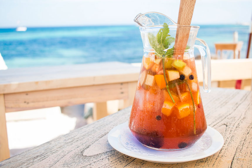 Sangria drink from Ibiza