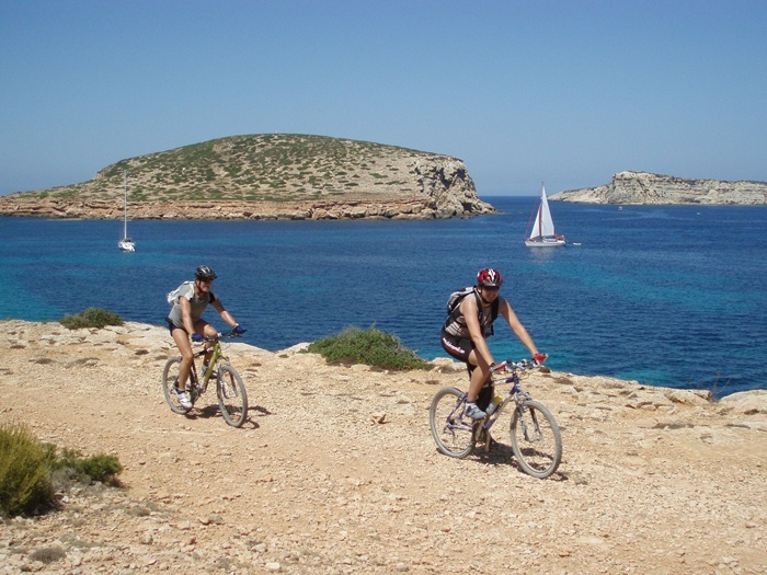 Explore the mountain bike trails on Ibiza