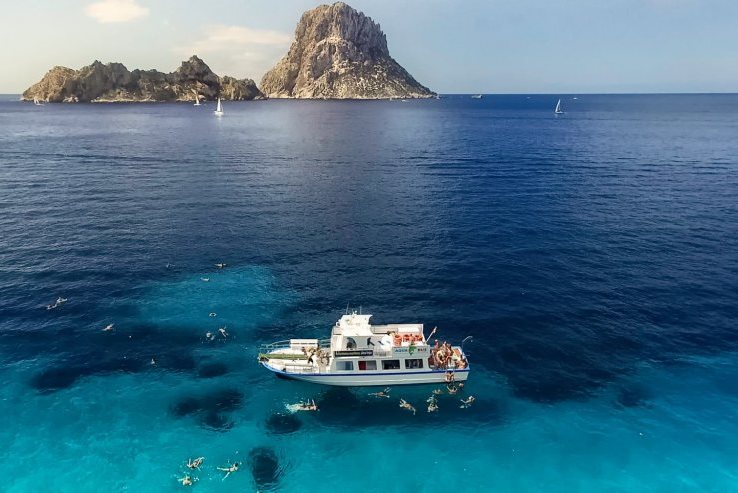 Explore Ibiza on an adventurous boat trip tour.