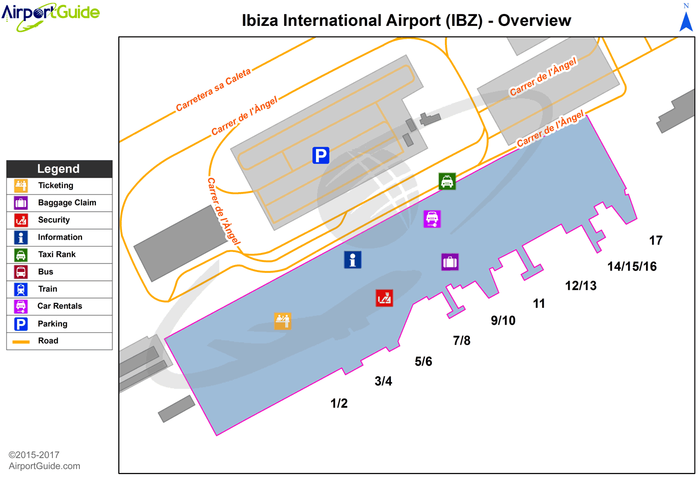 ibiza airport map