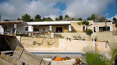 vista general casa en ibiza