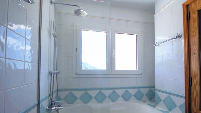 Bathroom with a bath