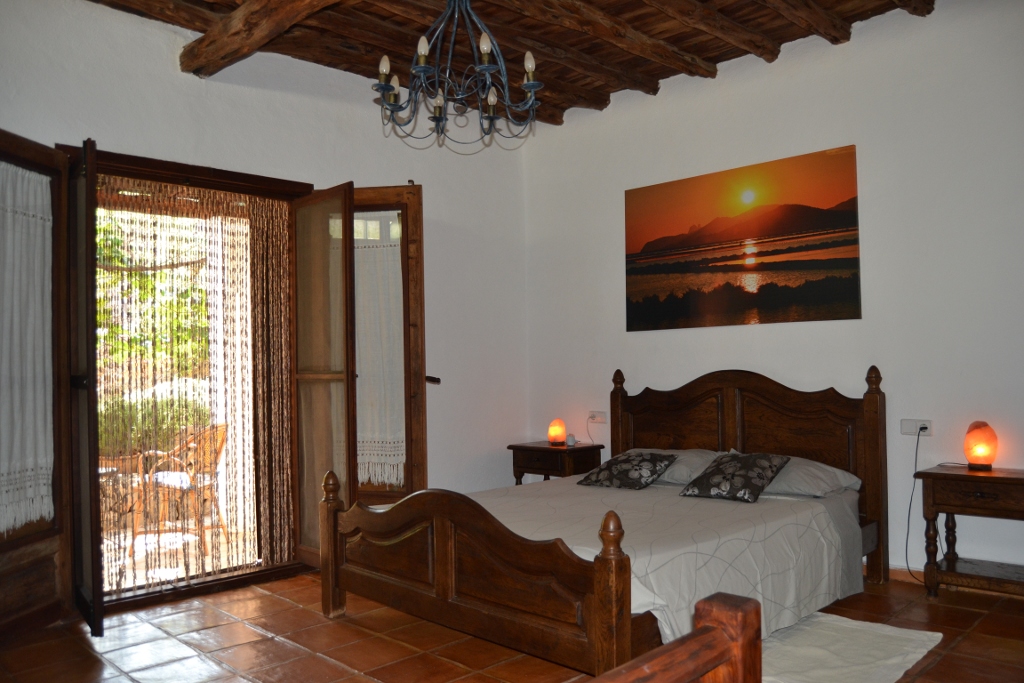 Rustic double bed room